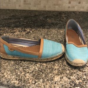 Aqua blue Sperry Topsider in excellent condition
